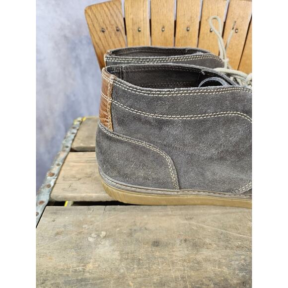 Johnston & Murphy Men's Rawhide Chukka Boots | Gray/Brown | Size 13 - Picture 5 of 10